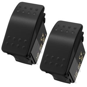 로커 스위치 12V 해양 보트용 2핀 20A SPST 온오프 토글 방수 12볼트 자동차 UTV용