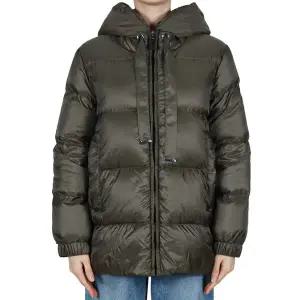 막스마라 더 큐브 25FW 여성 세이아 후드 다운 패딩 카키 SEIA 006