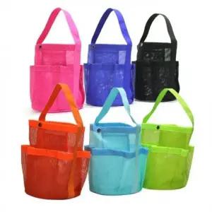 망사 복주머니(소) 수영 가방