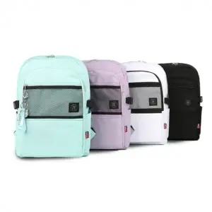 남여공용 캐주얼 백팩 가방고리 메쉬디자인 4컬러