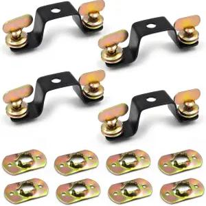 무빙 헤드 라이트 브리지 커넥터 트러스 클램프 스테이지 브래킷 간격 10.5cm 퀵 잠금 조리개 직경 12mm