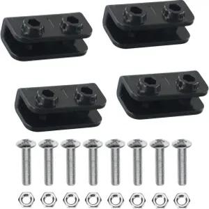 (4세트) 양방향 팝업 이벤트 쉘터 가제보 교체 커넥터 8개의 스테인리스 스틸 나사 캐노피 텐트 부품