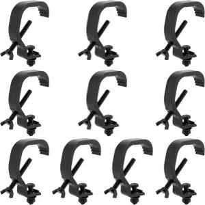 KOHAND 10 팩 스테이지 라이트 클램프 후크 알루미늄 합금 트러스 C-클램프 DJ 조명용 헤비 듀티 1.18-2