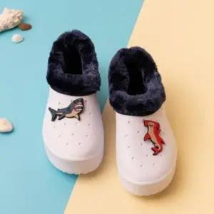 신발 어린이 만능화 겨울 상어 남아 슬리퍼 키즈 실내화