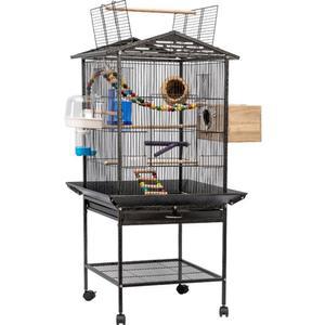 앵무새 새장 화이트 앵무새새장 외출용 새집 새키우기 철장 철제