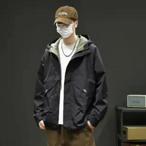 썬더볼츠 남사친 남성용 캐주얼 가을 자켓 후드 아우터 잠바 슬림핏 야상 야상사파리 톱 KKE3