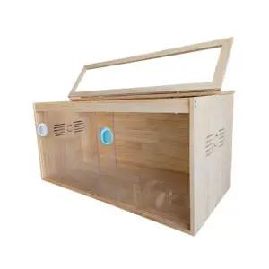 미니메추리집 새장 병아리 사육장 닭 온도설정기계 햄스터 60x40x40 케이지