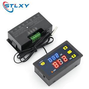 W3230 12V 24V AC110-220V 프로브 라인 20A 디지털 온도 제어 LED 디스플레이 조절기 열/냉각 기기