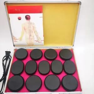 핫스톤 맛사지돌 경락 마사지 스톤 출장 세트 테라피 건강 찜질 에너지 둥근헤드 핫