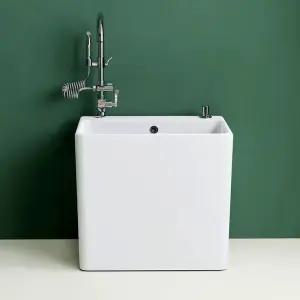 습식 족욕기 도기 스파 마사지 족탕기 각탕기 구멍 네일샵 컨트롤 네일 가정용 수도꼭지