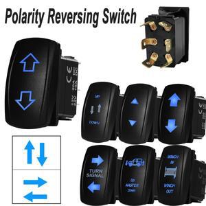 12V 역극성 로커 스위치 DPDT ON-Off-ON 6핀 순간고정형 윈치 리니어 액추에이터 자동차 창문 RV 잭 보트용