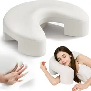 어깨 를 위한 잭스문 사이드 침목 베개 및 목 지지를 팔 채널이 있는 회전근개 다리 사이 무릎 인체공학적