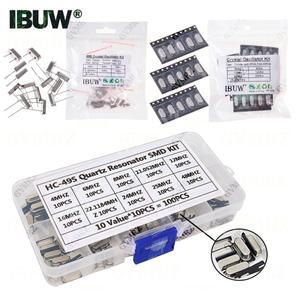 Hc-49s 크리스탈 오실레이터 전자 키트 공진기 세라믹 쿼츠 Dip SMD 4 8 12 16 20 25 Mhz