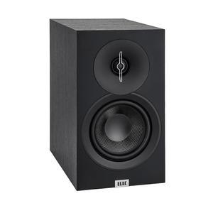 ELAC 데뷔 3.0 DB53-BK 책장 스피커, 블랙 애쉬(페어) - 1 u201D 알루미늄 돔 트위터 및 5.25 아라미드 섬유 우퍼 양방향 베이스 리플렉스 48Hz ~ 38KHz 응답