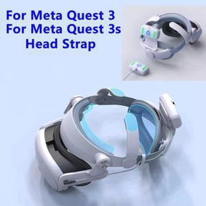 메타 퀘스트 3용 T302 엘리트 (3개입) 5000/10000mAh 고속 충전 배터리 포함 액세서리 편안함 향상 헤드
