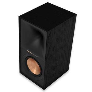 Klipsch, 동급 최고의 홈 시어터 사운드를 위한 5.25 u201D 스핀 구리 우퍼가 장착된 차세대 R-50M 혼 로드 책장 스피커를 블랙으로 참조합니다