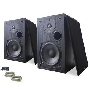 오디오 익스프레스 Koe u2019 B102 u2013 100와트 홈 시어터, 패시브 책장 스피커(페어) 고해상도 오디오, 뛰어난 응답성, HiFi, 위성, SPL/Freq 그래프, 벽걸이형, 블랙 포함