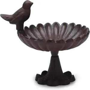 브라스스타 야외 파티오 야드 정원 빌라 장식용 철제 야생 조류 사육기 6.7인치 목욕 TQZDPT48