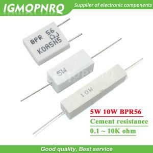 시멘트 저항 BPR56  0.1 ~ 10k ohm  0.33R  1R  0.22  개