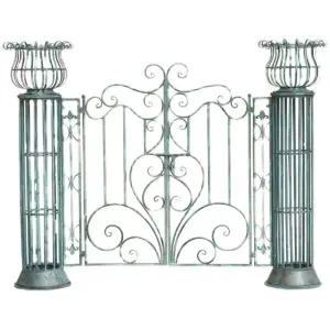 정원 엔틱대문 철제 유럽풍 별장 글로브 엔틱 빈티지 구슬등 아치 문주등 대문 황동 호박