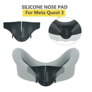 메타 퀘스트 3 VR 헤드셋용 실리콘 코 패드 땀 방지 교체용 커버 액세서리용 세척 가능