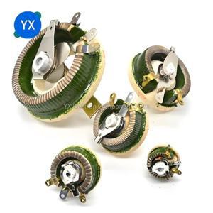 BC1 고전력 가변 저항기 25W 50W 100W 회전식 권선 디스크 조정 가능 슬라이딩