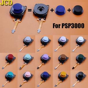PSP3000 용 JCD 3D 아날로그 조이스틱 컨트롤러 PSP 3000 블랙 로커 다색 엄지 스틱 커버 교체