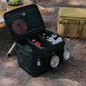 캠핑 다용도 수납 가방 칸막이 탈부착 사각 케이스