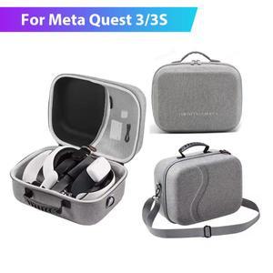 메타 퀘스트 3S/3 여행용 가방 대형 하드 쉘 보관 VR 액세서리