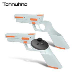 Meta Quest 3/3S 향상된 슈터 게임 경험 컨트롤러 그립 확장 핸들 개조 액세서리용 VR 건 스톡