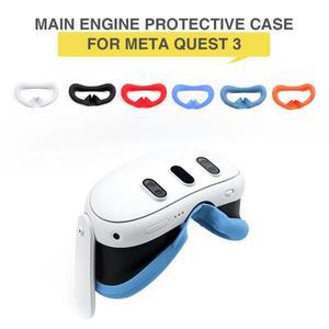 VR 방진 교체 가능 마스크 Meta Quest 3 액세서리용 땀 실리콘 페이스 보호 커버
