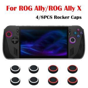 ROG 앨리 X용 실리콘 로커 캡 조이스틱 커버 핸드 헬드 게임 콘솔 스틱 엄지 아날로그 그립 미끄럼 방지 키
