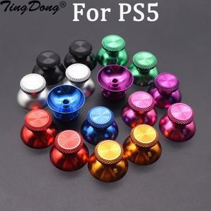 PS5 컨트롤러 게임패드용 알루미늄 메탈 아날로그 조이스틱 썸 스틱 그립 캡 1쌍 액세서리