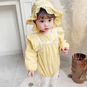 봄향기 리본 바디슈트 보넷세트