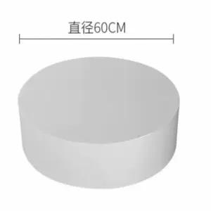 원형우드발판 받침대 웨딩샵 월넛 나무 의류 모델
