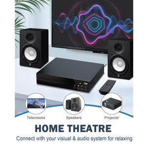 HDMI가 포함된 USB 업컨버팅 무료 입력 DVD RCA 케이블 1080P로 리모컨 PAL 플레이어 HDMI NTSC 지역 스마트 TV용