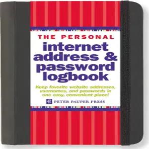 개인 인터넷 주소 및 비밀번호 로그북(을 위한 이동식 커버 밴드)