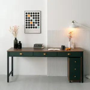 [에보니아] 모닉 서랍책상 3단서랍 세트 1600 [수도권무료배송]