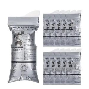 ( )응급용 일회용 소변 주머니 여행용 휴대용 소변 봉투 남녀공용 응고제_24590019