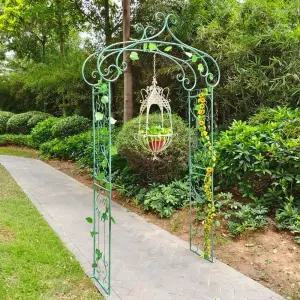 장미 아치 엔틱 장미아치 지지대 가든아치 프레임 화단 식물