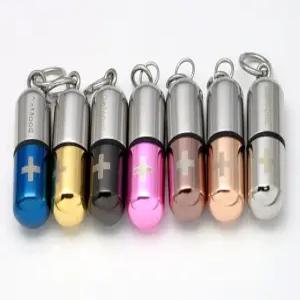 응급약 목걸이 휴대용 홀더 알약 약병 약보관함 비상 비상약