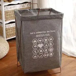 접이식 빨래바구니 세탁바구니 빨래통 주머니 보관함