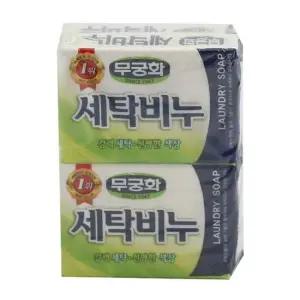 무궁화 세탁비누 230g 랩포장 4입