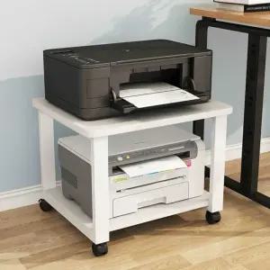 책상 프린터 복합기 테이블 선반 2단 거치대-40x40x28 받침대