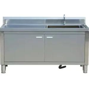 스텐 손세정대 절수 세면대 손세척대 간이 싱글풀 작업장