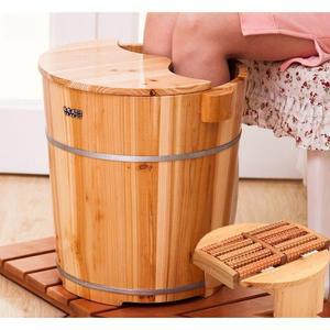 히노끼 족욕통 료칸 편백 세면 편백나무 나무통 바스켓 30CM 족욕 향기로운 온천