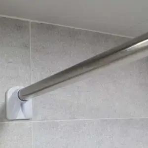 압축커텐봉 욕실 다용도실 무타공 행거봉 110-200cm 압축봉