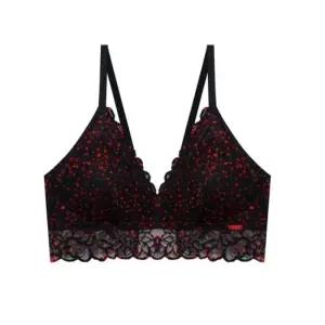 매장정품 GUESS 게스 홀리데이 블랙레이스 하트브라렛 KGCWBRB17 1082699