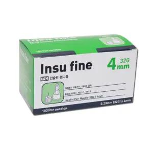 인슈파인 자가주사용 멸균 인슐린펜니들 당뇨바늘 인슐린바늘추천 인슐린펜니들추천 노인