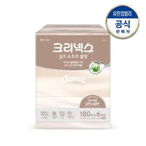 크리넥스 실크소프트 블랑 각티슈 180매X6입